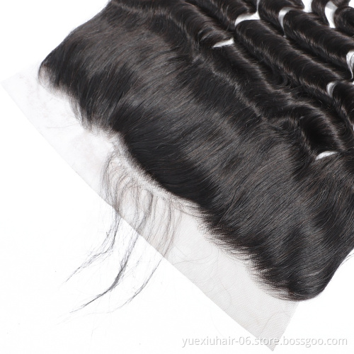 Wholesale Transparent HD Thin Swiss Lace Frontal Closure,Pre Plucked Virgin Hair HD Lace Frontal With Baby Hair
